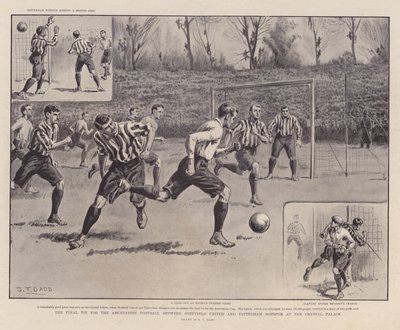 The final tie for the association football by S.T. Dadd