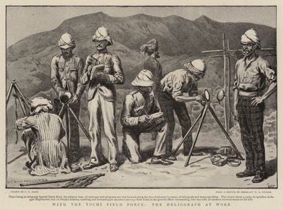 With the Tochi Field Force, the Heliograph at Work by S.T. Dadd