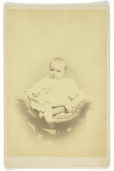 Untitled Portrait of Seated Infant by S. A. Thomas