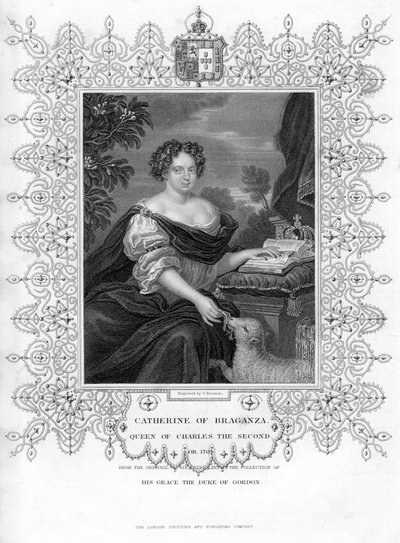Catherine of Braganza, Queen Consort of King Charles II of England by S. Freeman