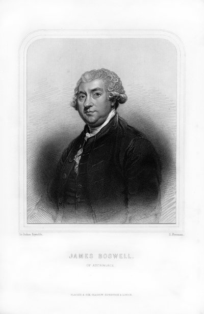 James Boswell, 9th Laird of Auchinleck, Scottish lawyer, diarist, and author by S. Freeman