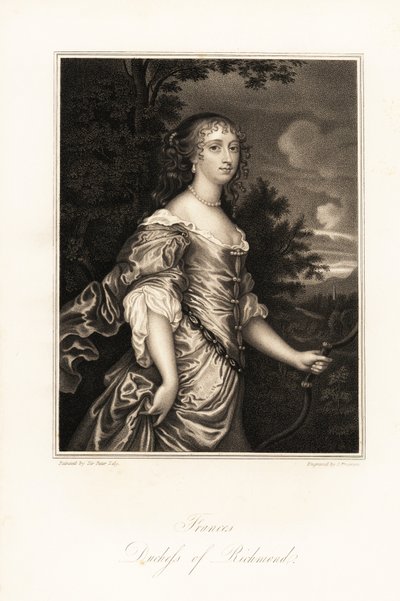 Portrait of Frances Stuart, Duchess of Richmond by S. Freeman