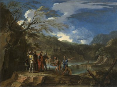 Polycrates and the Fisherman by Salvator Rosa