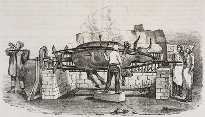 Colossal Roast (lithograph) by Salvatore Puglia