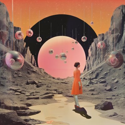 Cosmic Desert Traveler by Samantha Hearn