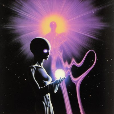 Cosmic Spirit Orb by Samantha Hearn