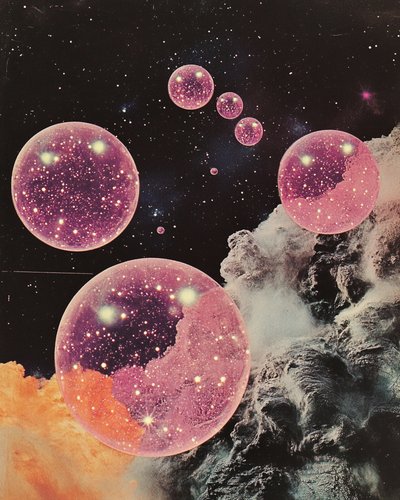 Shimmering Cosmic Spheres by Samantha Hearn