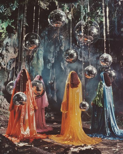 Shimmering Robes Disco by Samantha Hearn