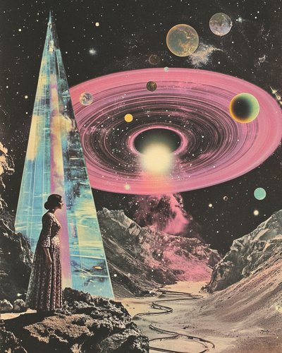 Surreal Cosmic Vision by Samantha Hearn