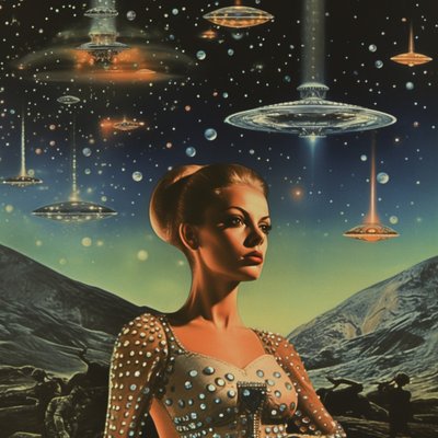 Vintage Space Glamour by Samantha Hearn
