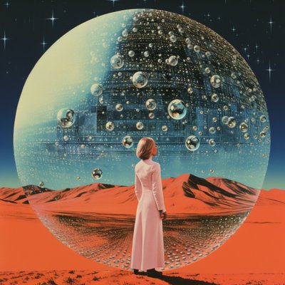 Woman Future Sphere by Samantha Hearn