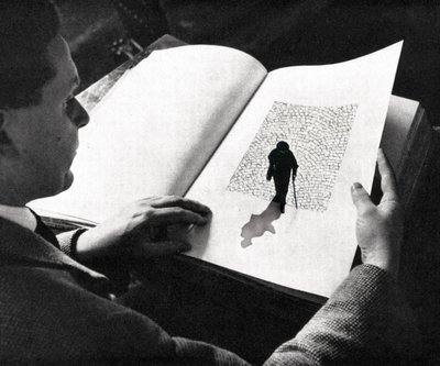 Man Reads Lone Journey by Sammy Slabbinck
