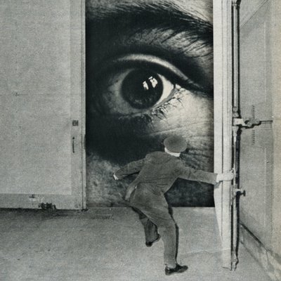 Surreal Gaze Beyond Door by Sammy Slabbinck