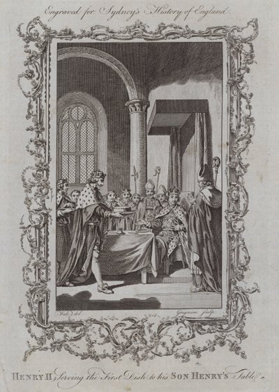Henry II Serving the First Dish to his Son Henry