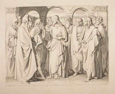 The Tribute Money by Samuel Amsler