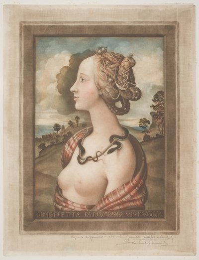 Simonetta Vespucci, c.1900 by Samuel Arlent Edwards