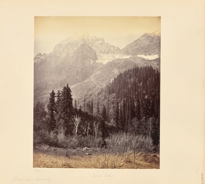 Glaciers near Sonamurg by Samuel Bourne