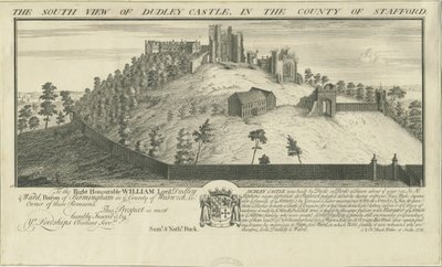Dudley Castle (engraving) by Samuel Buck