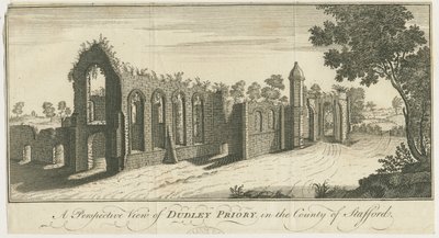 Dudley Priory by Samuel Buck