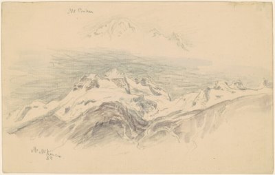 Mt. Baker and Mt. McKensie by Samuel Colman