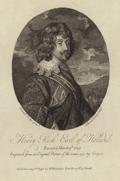 Henry Rich Earl of Holland by Samuel Cooper