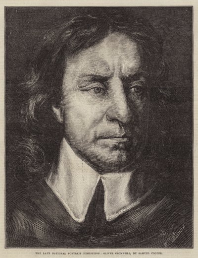 The Late National Portrait Exhibition, Oliver Cromwell by Samuel Cooper