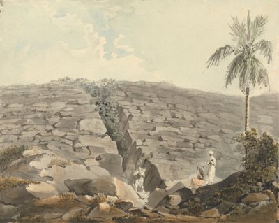 Cleft in a Formation of Rocks by Samuel Davis