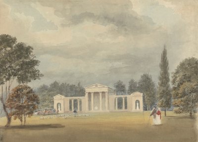 Parish Church, Front and Partial Right View, Ayot St. Lawrence, Hertfordshire by Samuel Davis