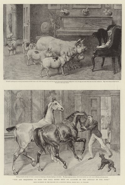 You Are Requested to Keep the Hall Doors Shut on Account of the Animals in the Park by Samuel Edmund Waller