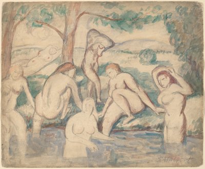 Bathers by Samuel Halpert