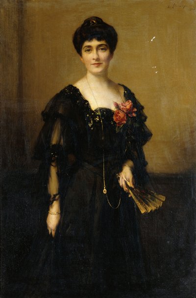 Portrait of Mrs Frederick Ashton Johnson by Samuel Henry William Llewelyn