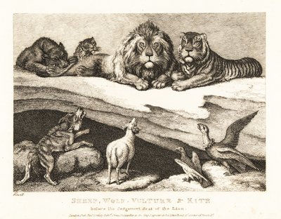 A Courtcase Between Animals, with Lion and Tiger as Judges by Samuel Howitt