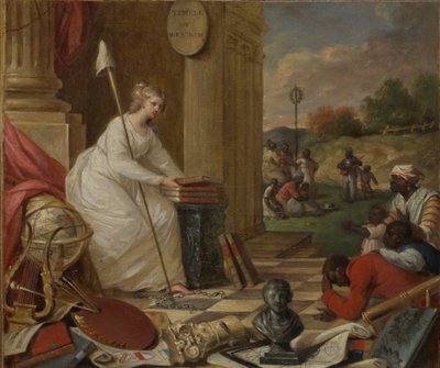 Study For Liberty Displaying the Arts and Sciences, or The Genius of America by Samuel Jennings