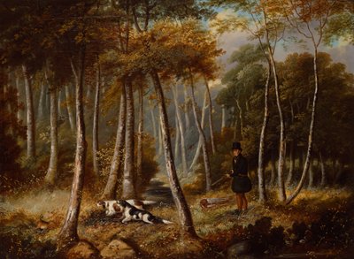 Hunting Scene, Settlers Flushing out a Hare by Samuel John Egbert Jones