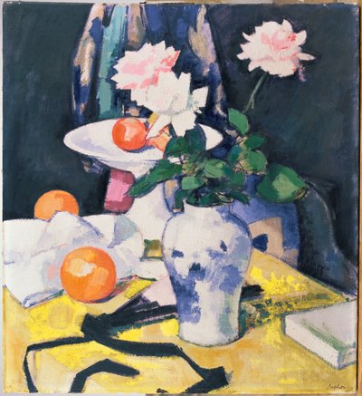 Roses and Oranges, c.1920 by Samuel John Peploe