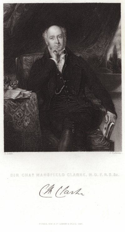 Portrait of Sir Charles Mansfield Clarke by Samuel Lane