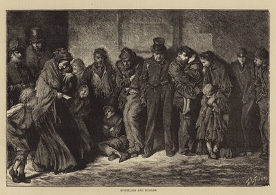 Houseless and Hungry by Samuel Luke Fildes