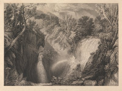 Weathercote Cave when Half Filled with Water by Samuel Middiman