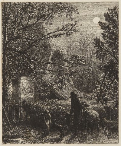 Christmas or Folding the Last Sheep by Samuel Palmer