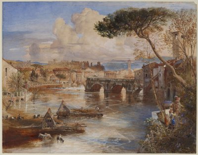 The Broken Bridge, Rome by Samuel Palmer