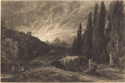 The Early Ploughman by Samuel Palmer