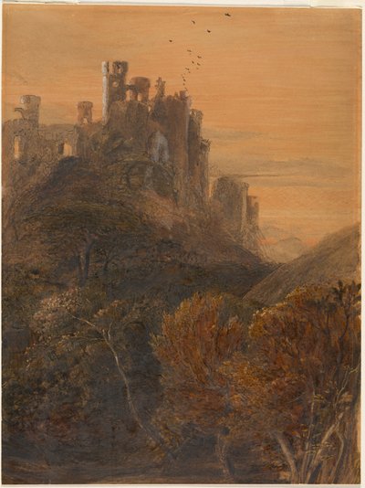 The Enchanted Castle at Dusk by Samuel Palmer
