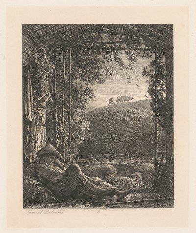 The Sleeping Shepherd by Samuel Palmer