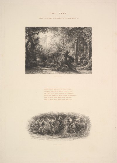 The Vine, or Plumpy Bacchus by Samuel Palmer