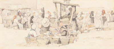 An Outdoor Market by Samuel Prout