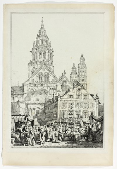 Cathedral at Mayence by Samuel Prout