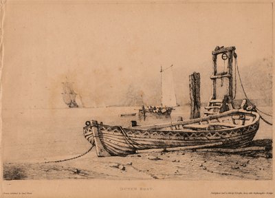 Dutch Boat by Samuel Prout