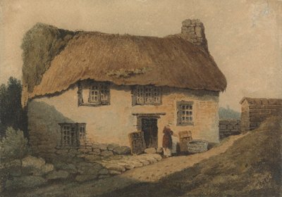 The Thatched Cottage by Samuel Prout