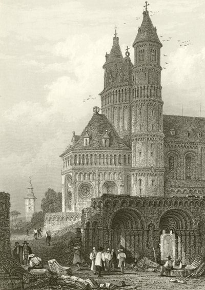 The Cathedral at Worms by Samuel Prout