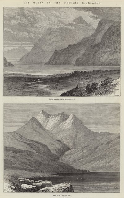 The Queen in the Western Highlands by Samuel Read